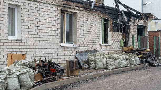 Professional Fire Damage Repair technician working in Dundas, MN